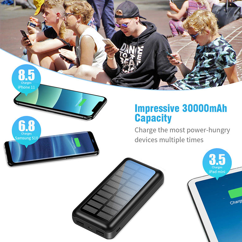 🔥Solar Charger 2025 | 30000mAh 3X Faster Solar Power Bank! 2 USB Ports & High-Speed Panel - Portable Solar Charger for iPhone/Android⚡ Outdoor Camping & Emergency Must-Have! 🔥Solar Charger 2025 | 30000mAh 3X Faster Solar Power Bank! 2 USB Ports & High-Speed Panel - Portable Solar Charger for iPhone/Android⚡ Outdoor Camping & Emergency Must-Have!